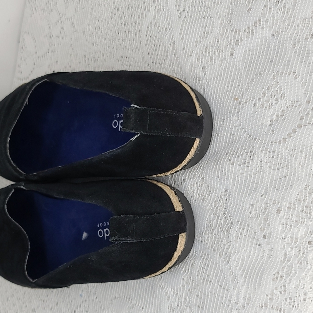Blondo leather black waterproof low top slip on boat shoes size 9.5 - Picture 6 of 7